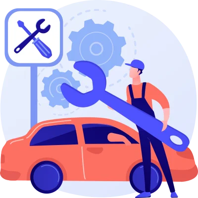 Inspecting a car